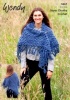 Knitting Pattern - Wendy 5967 - Serenity Super Chunky - Crochet Shawl